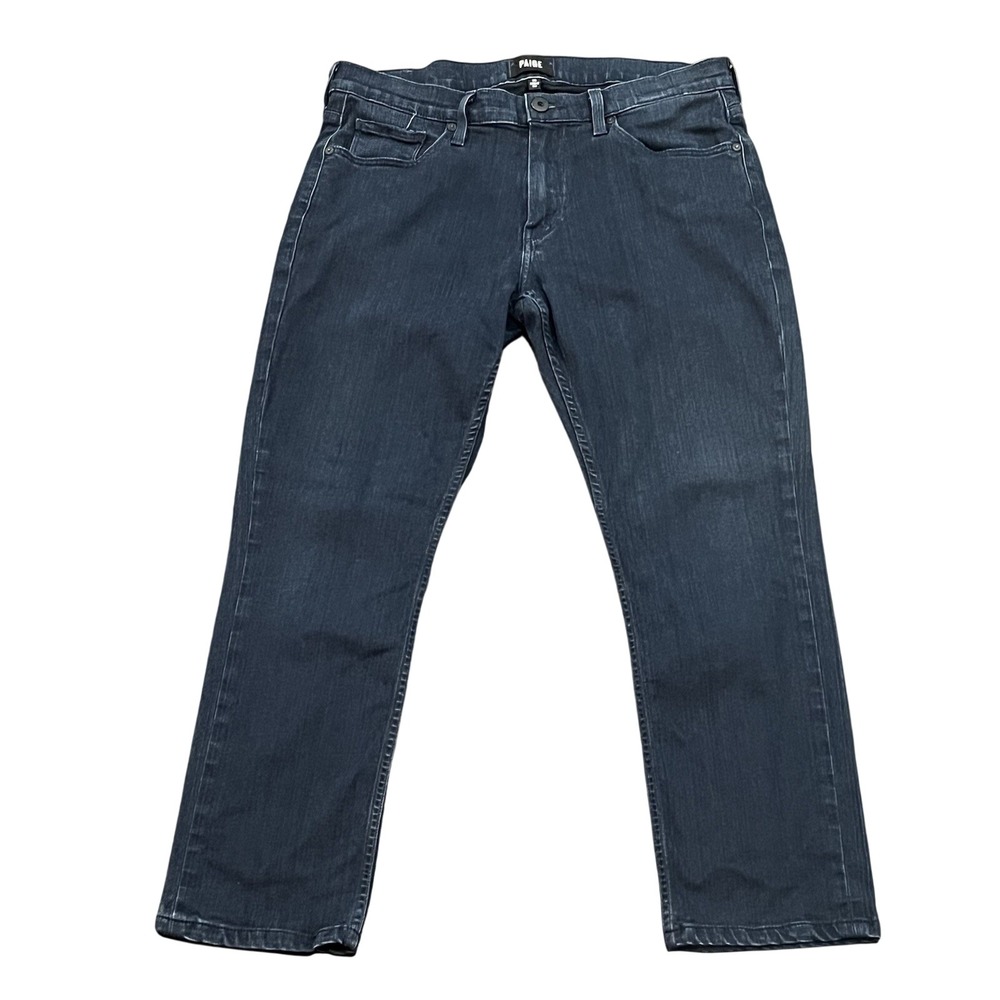 Paige Jeans Men's 33 Inkwell Federal Dark Wash Denim Straight Leg 33x26